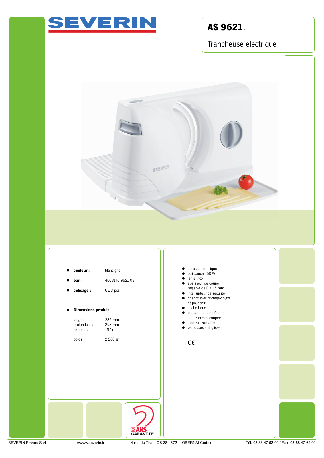 SEVERIN AS 9621 User Manual