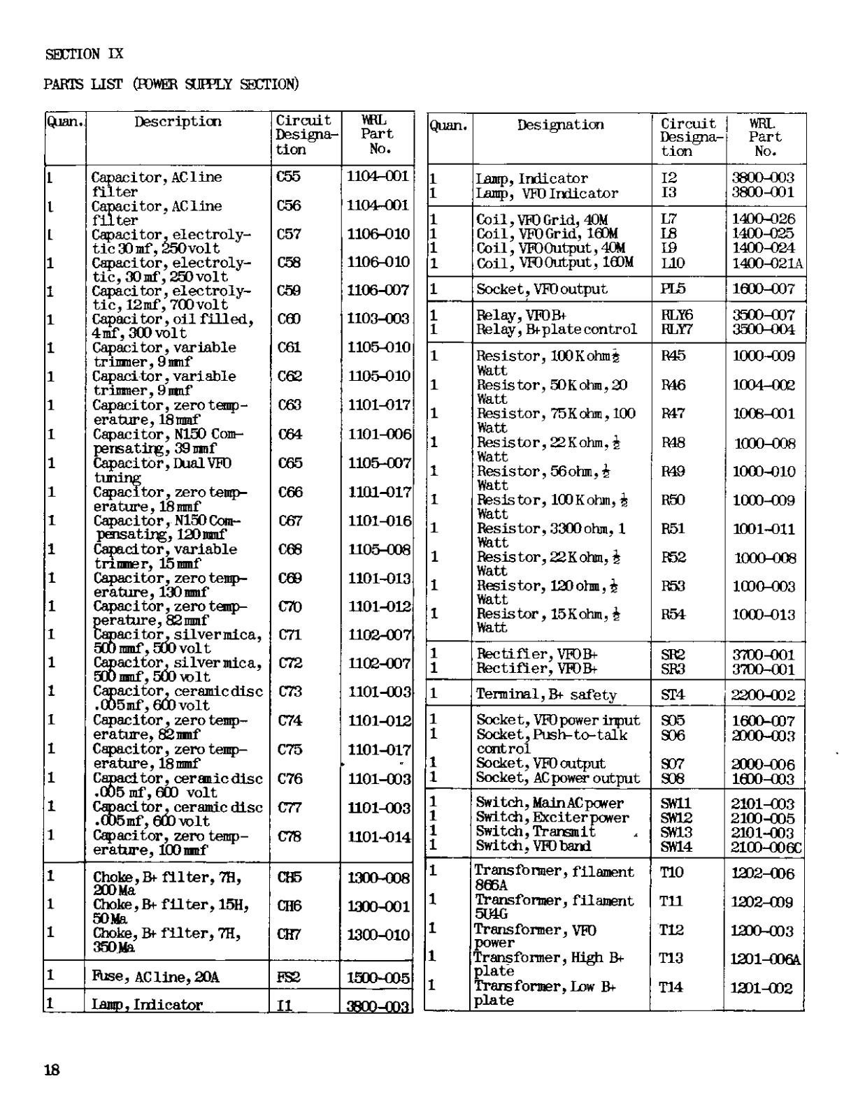 WRL KING-500b User Manual (PAGE 18)