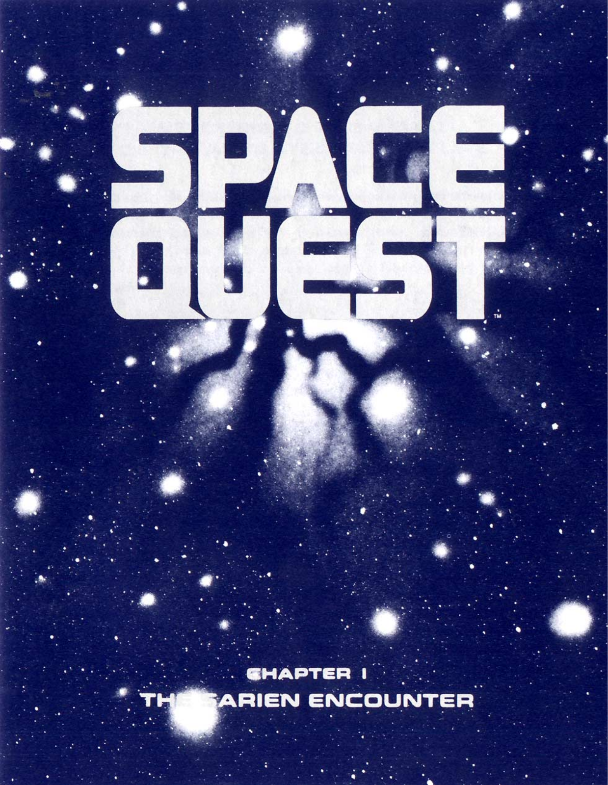 Games PC SPACE QUEST I User Manual