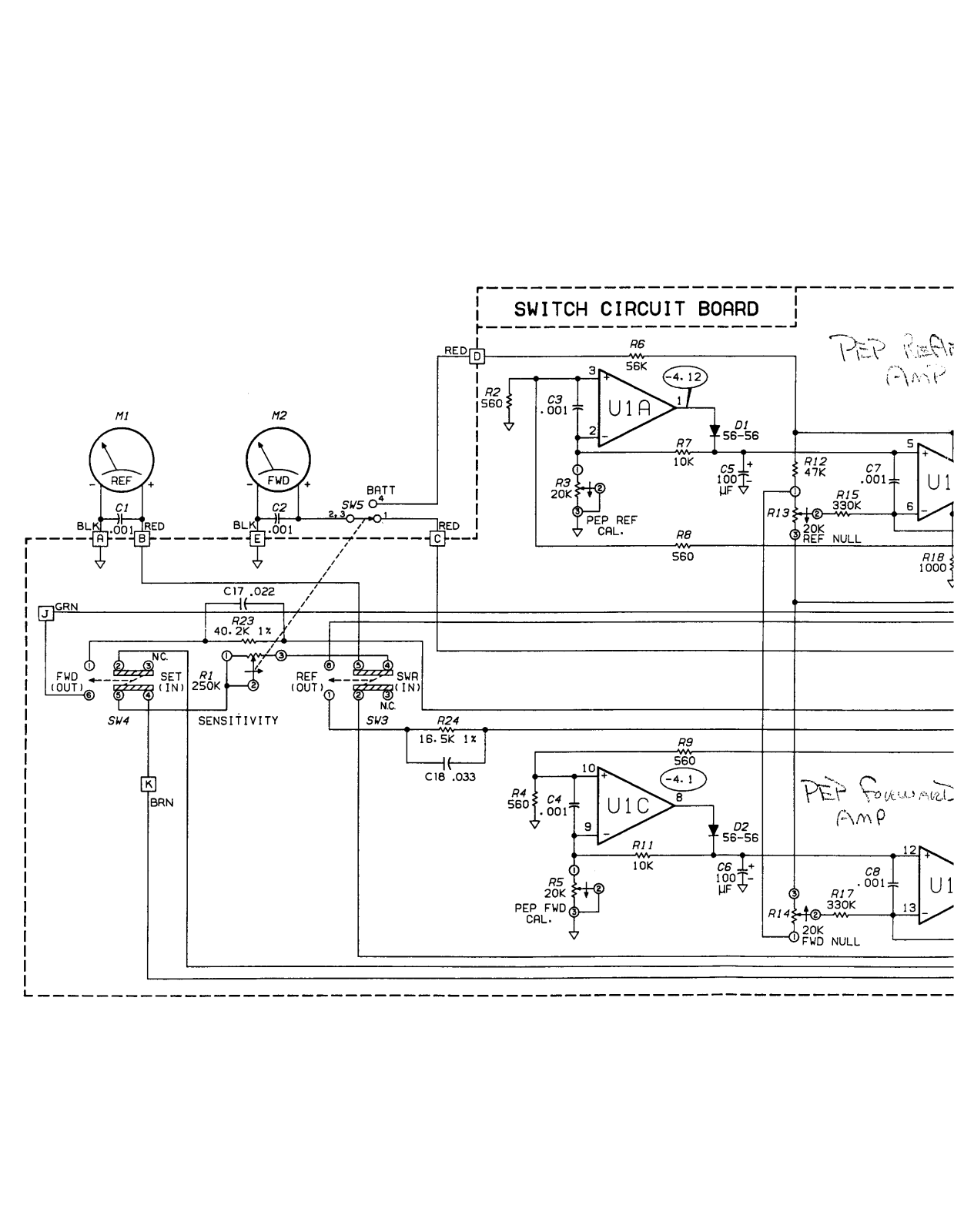 Heath Company HM-2140-A Schematic