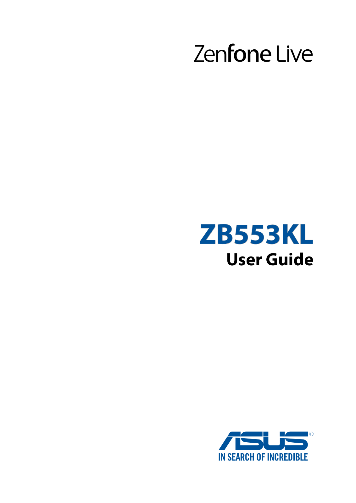 Asus ZB553KL User Guide