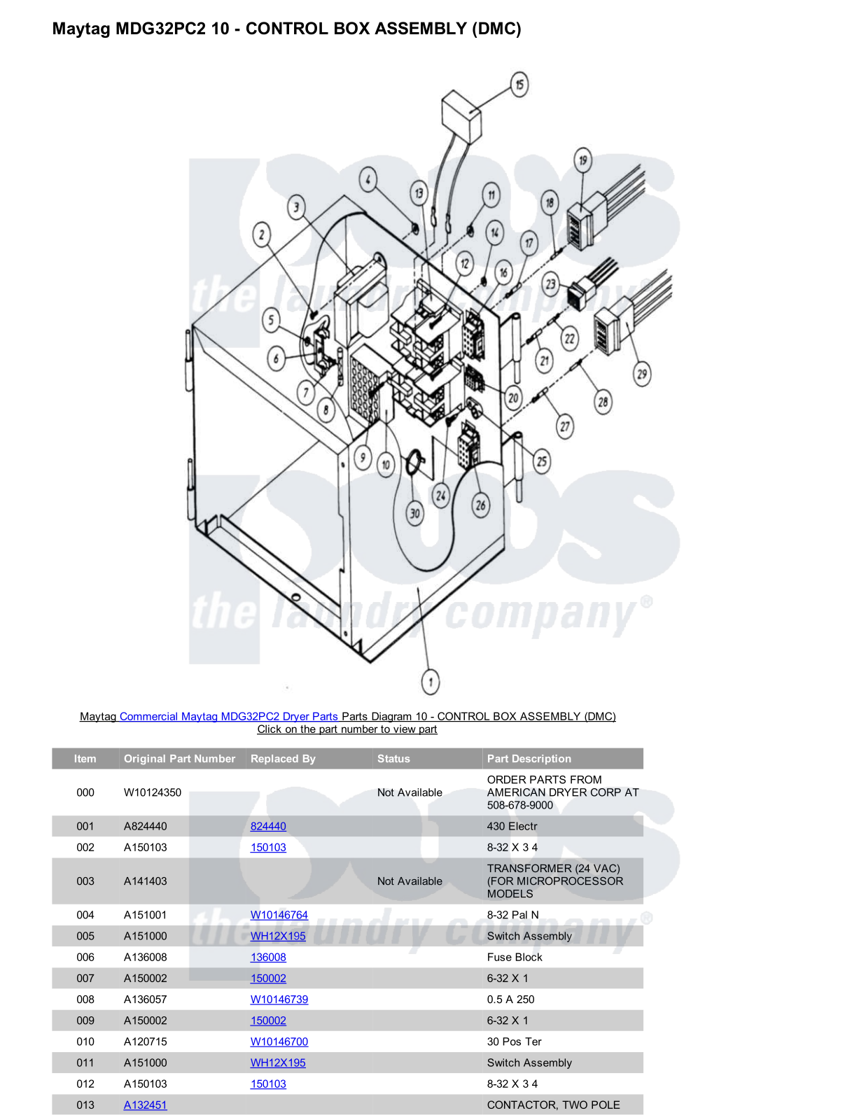 Maytag MDG32PC2 Parts Diagram