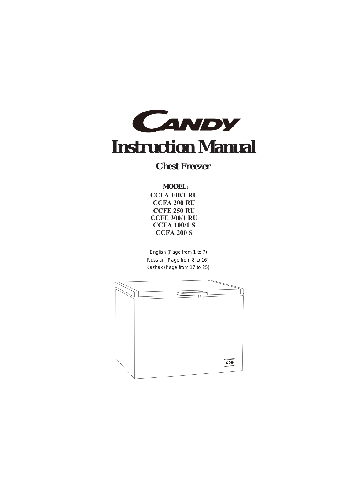 Candy CCFA 200 User Manual