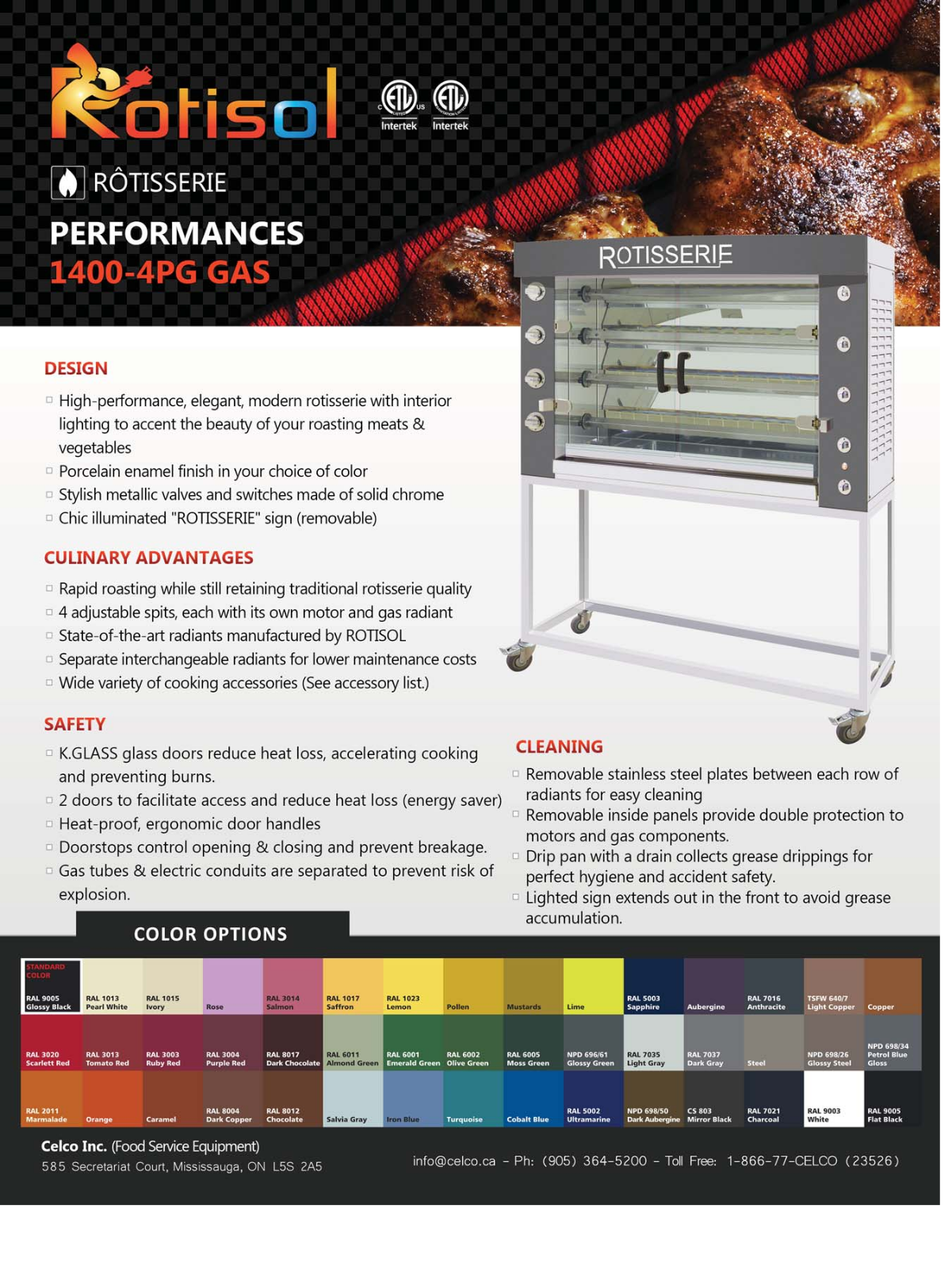 Rotisol 1400-4PG User Manual