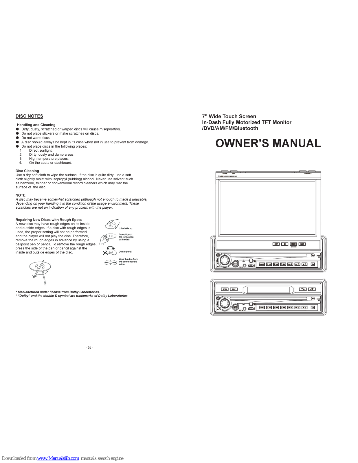 Power Acoustik PTID-8970 Owner's Manual