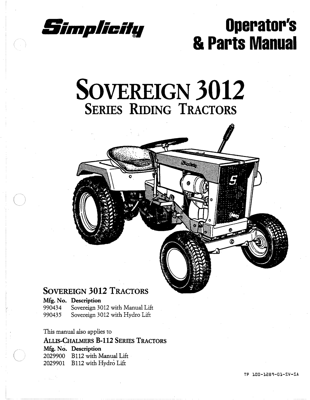 Simplicity SH7046 User Manual