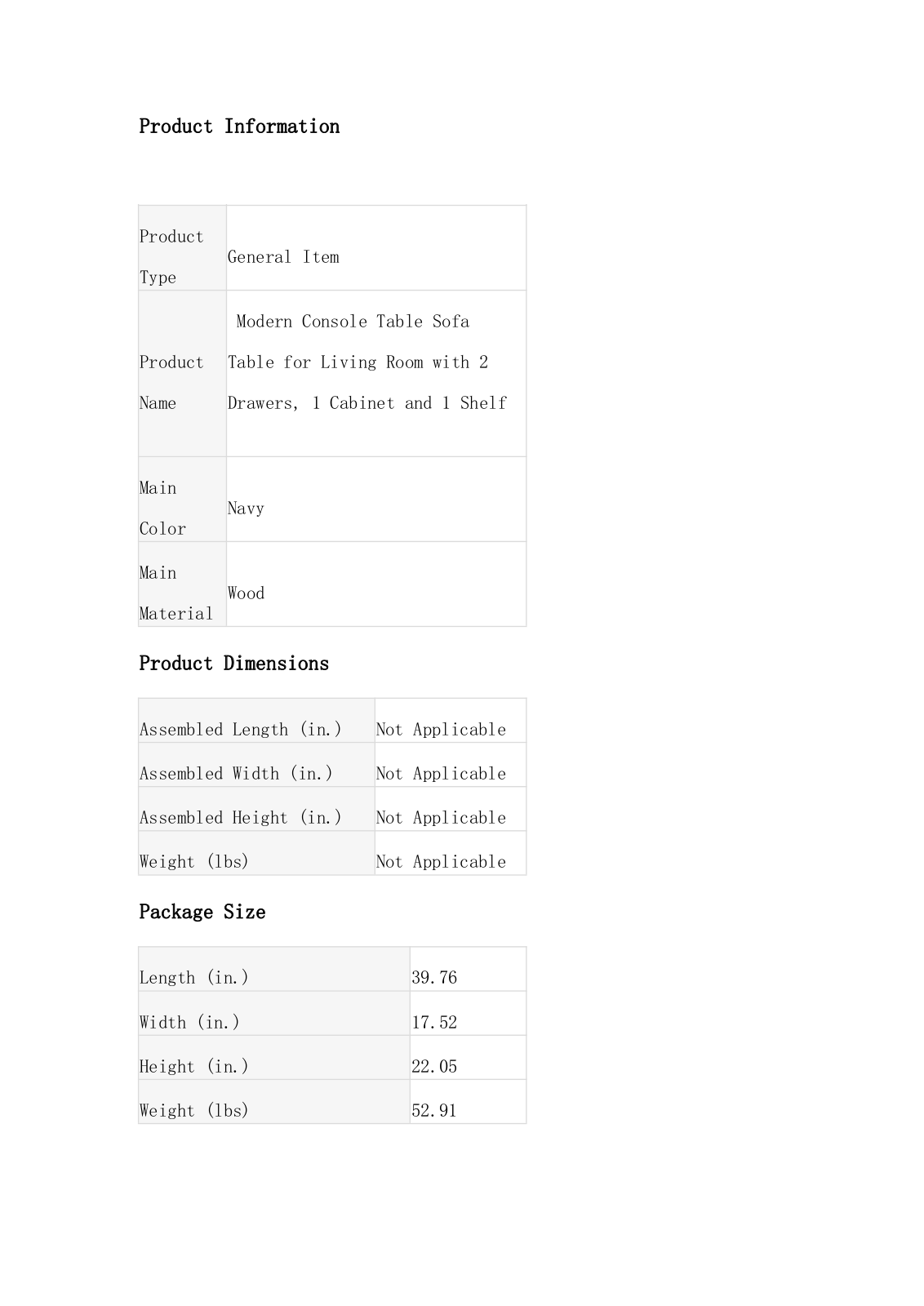 Longshore Tides W007099393 Specifications - ManualMachine.com