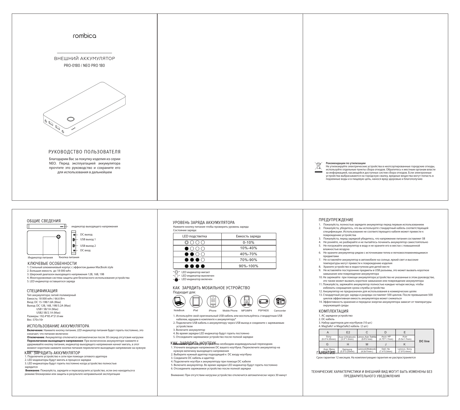 Rombica ES40 User Manual