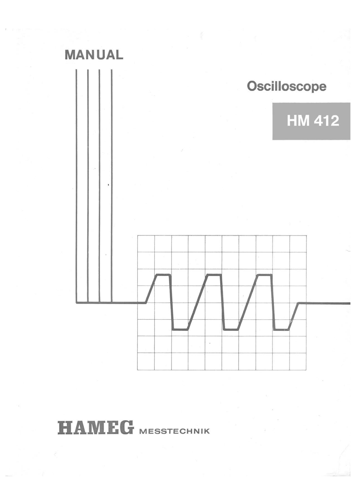 HAMEG HM412-3 User Guide