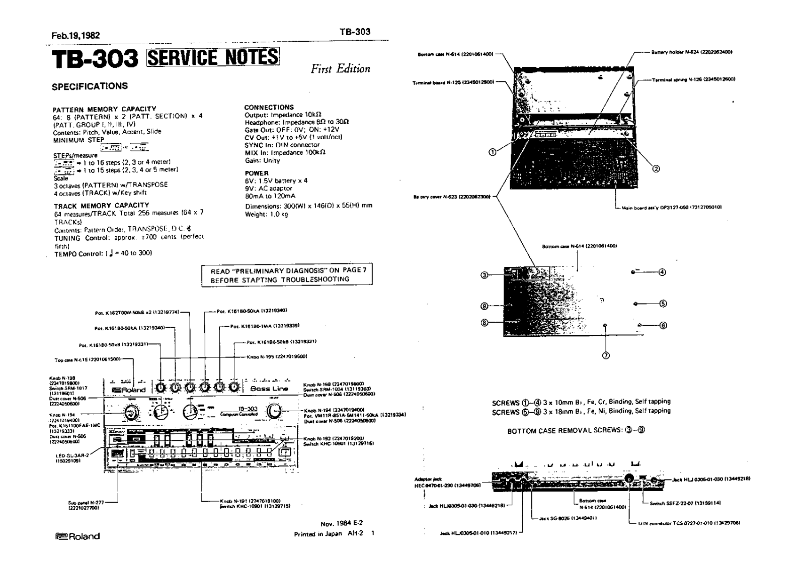 Roland TB303 User Manual