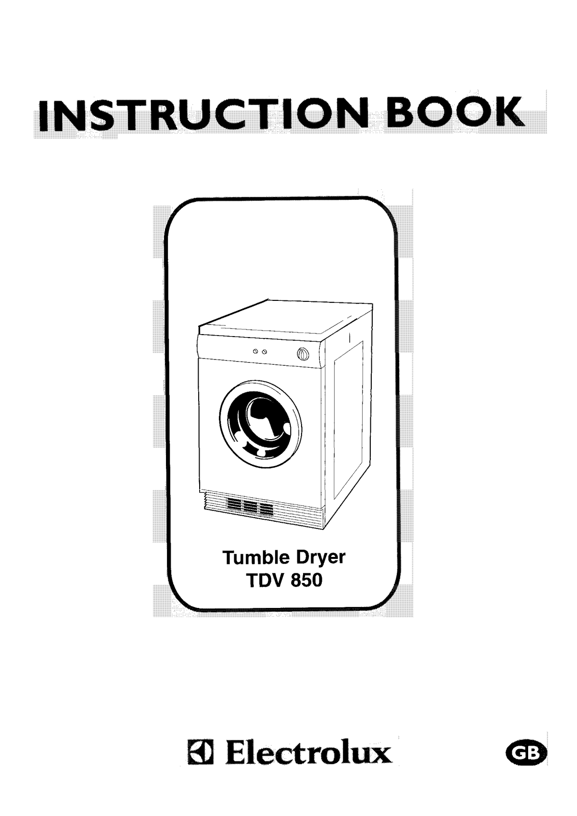 AEG-Electrolux TDV850W User Manual