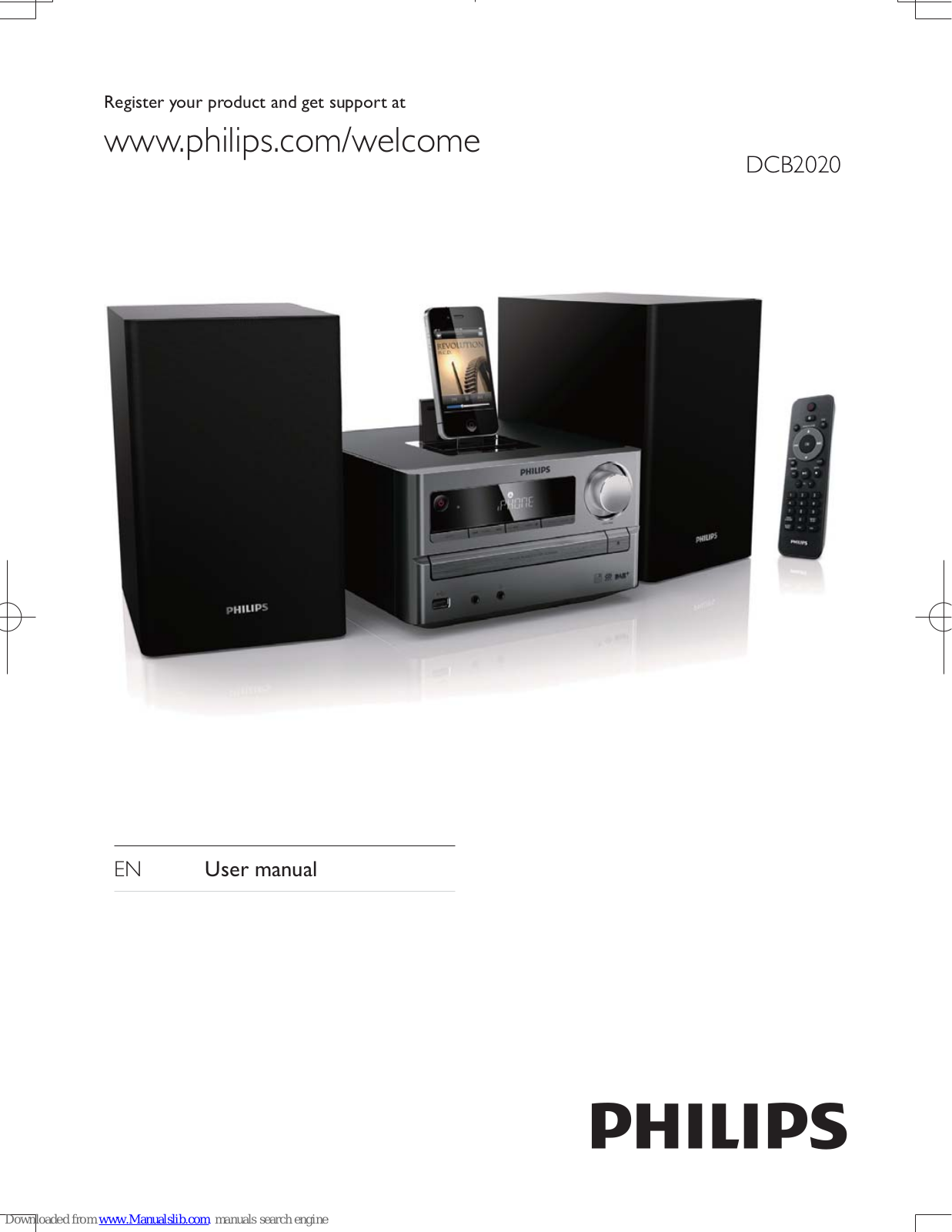 Philips DCB2020/05, DCB2020 User Manual - ManualMachine.com