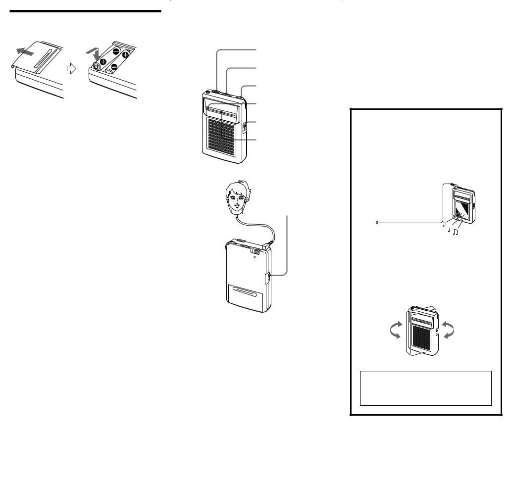 Sony SRF-S27 User guide