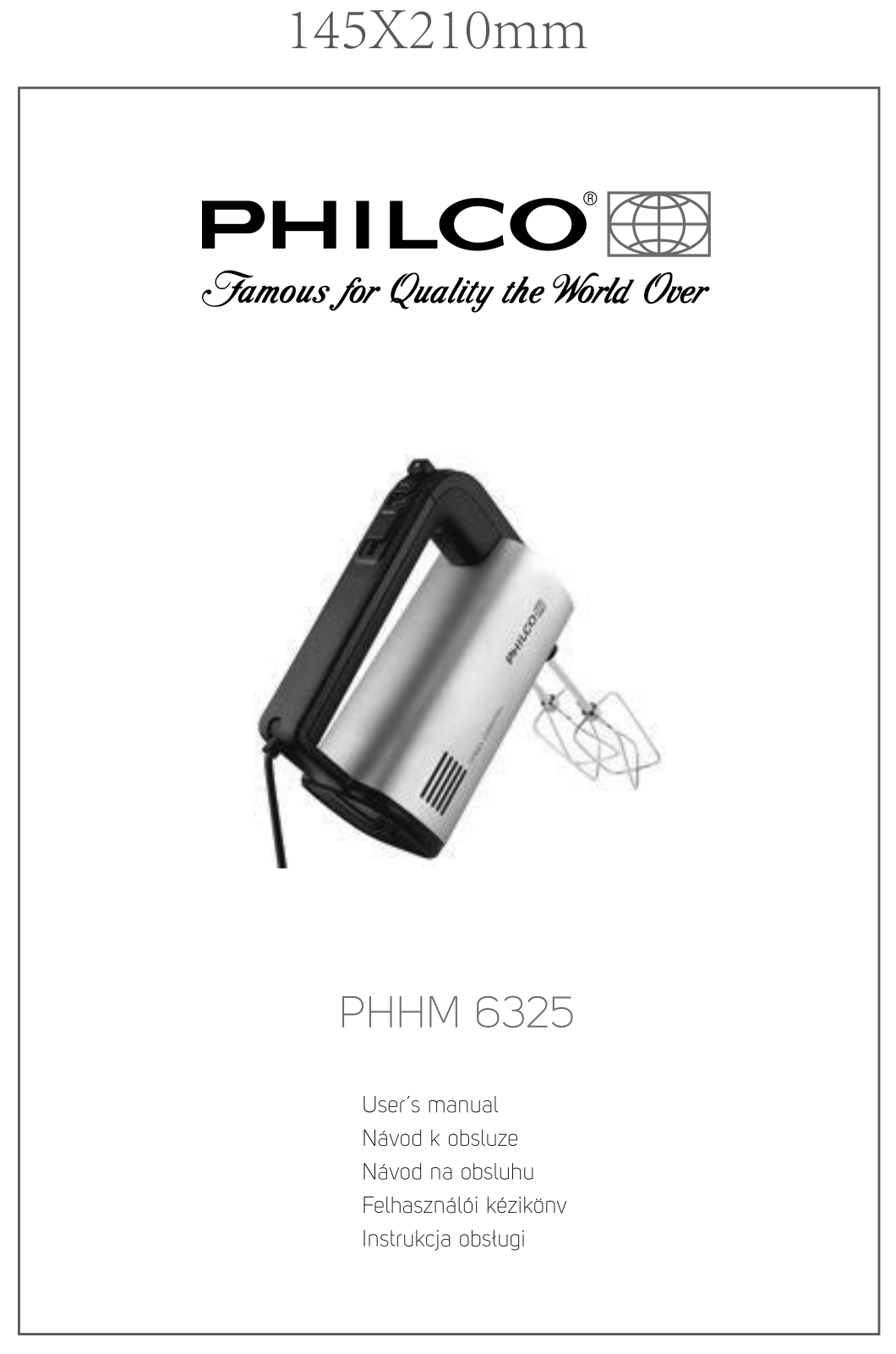 Philco PHHM 6325 User Manual