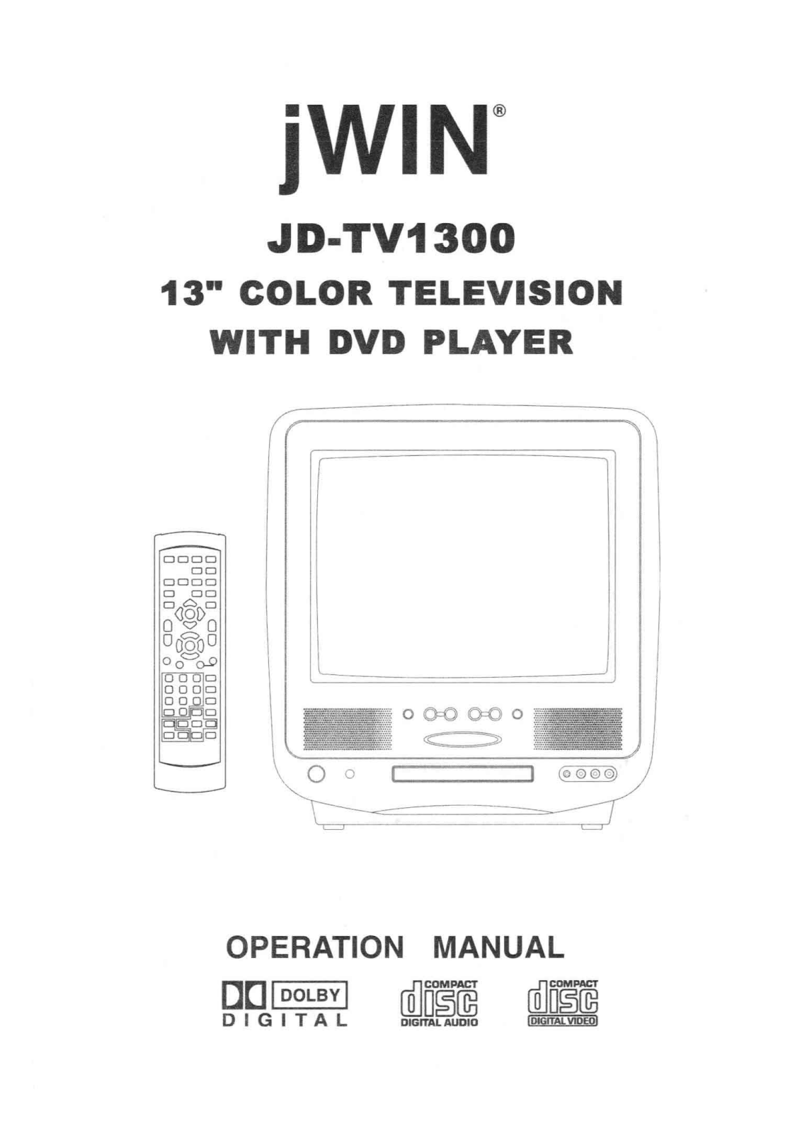 Jwin JD-TV1300 User Manual