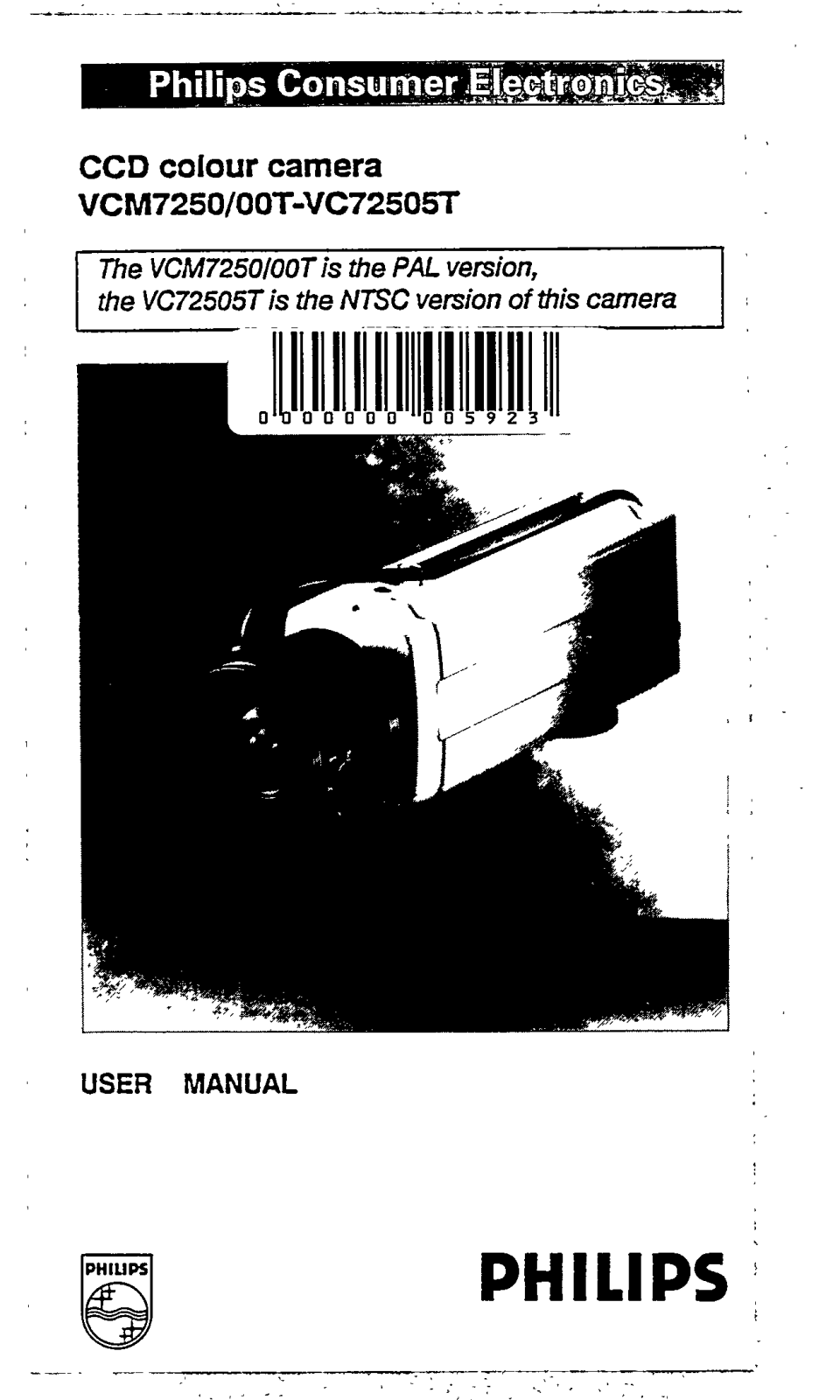 Philips VCM7250 User Manual