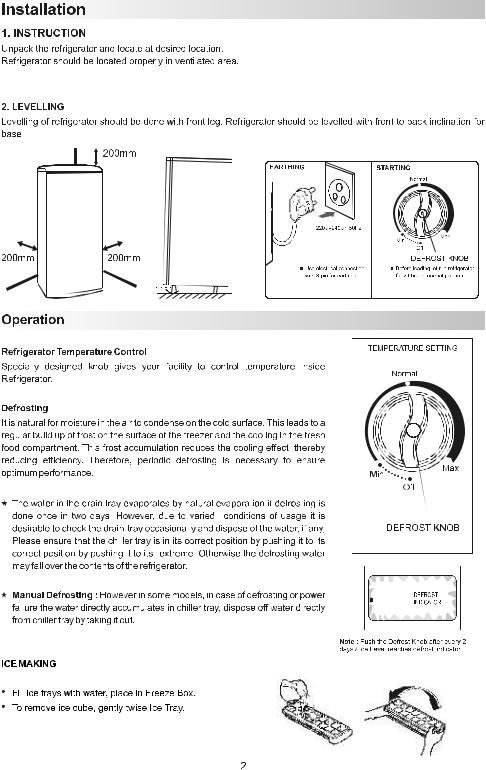 LG GR-281BML Owner’s Manual