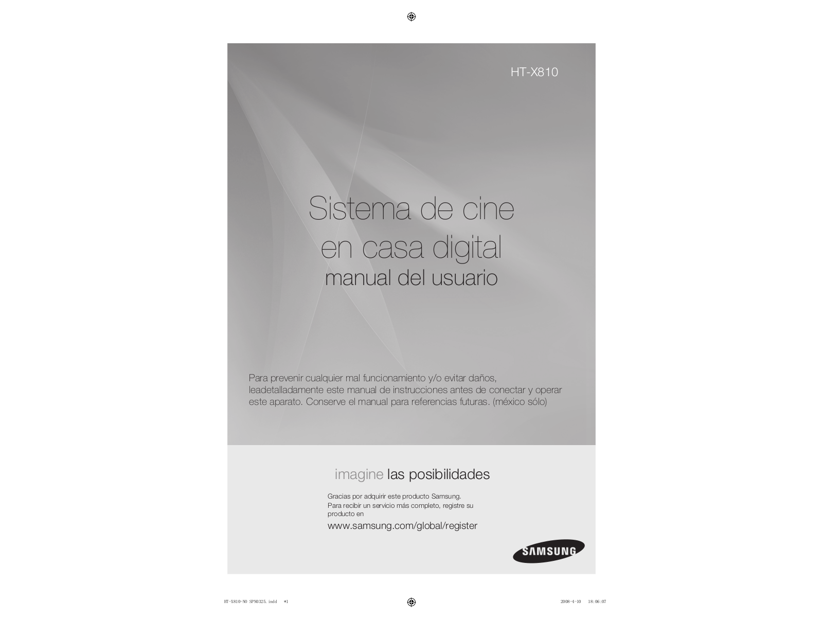 Samsung HT-X810, HT-X810T User Manual