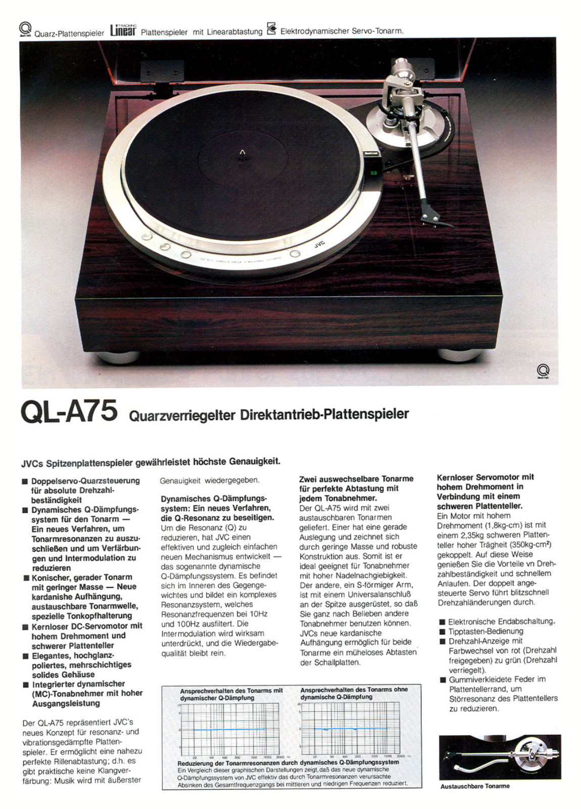 JVC QLA-75 Brochure