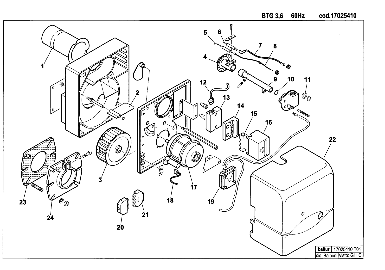 BALTUR BTG 3.6 User Manual