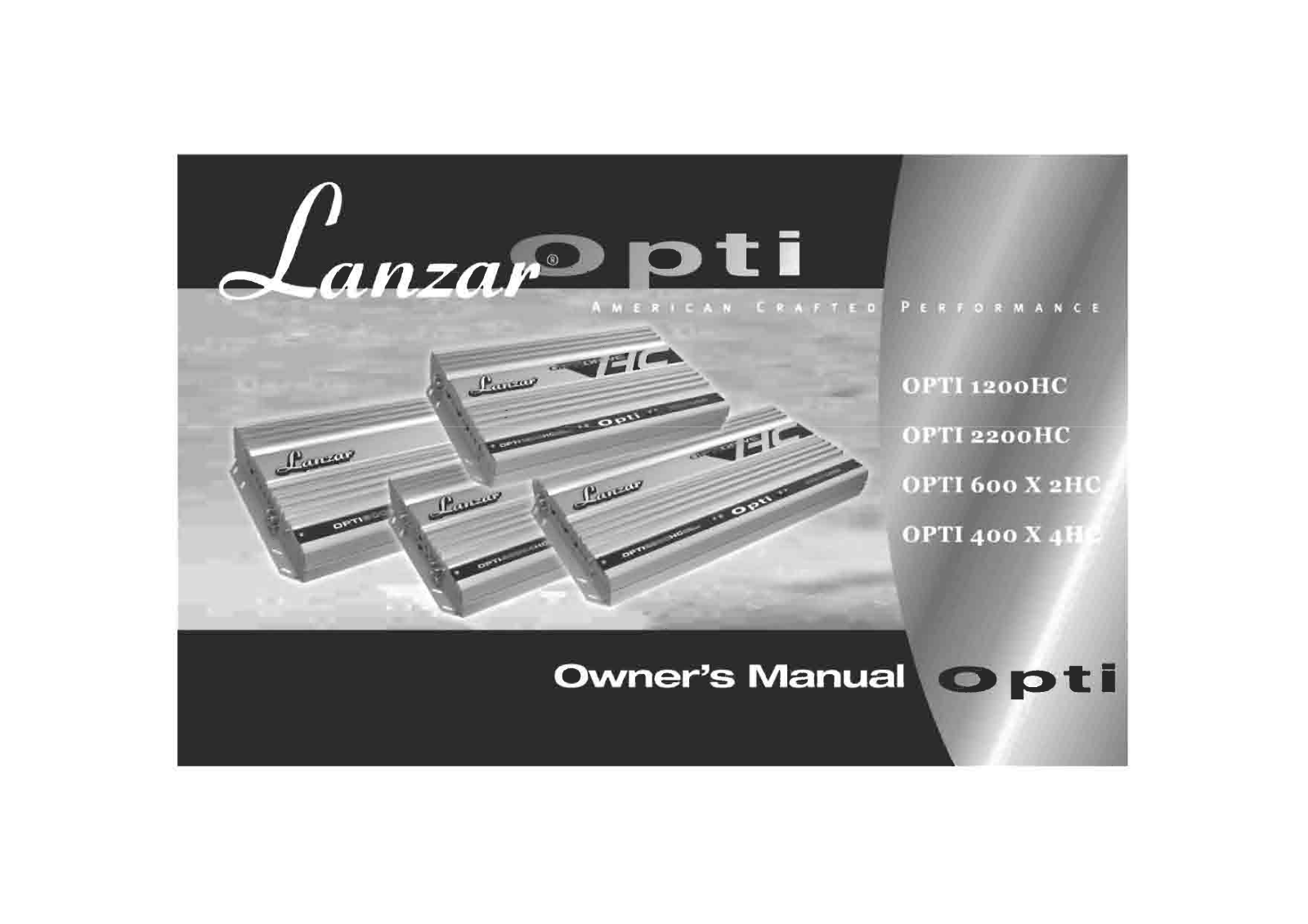 Lanzar Car Audio OPTI 1200HC User Manual