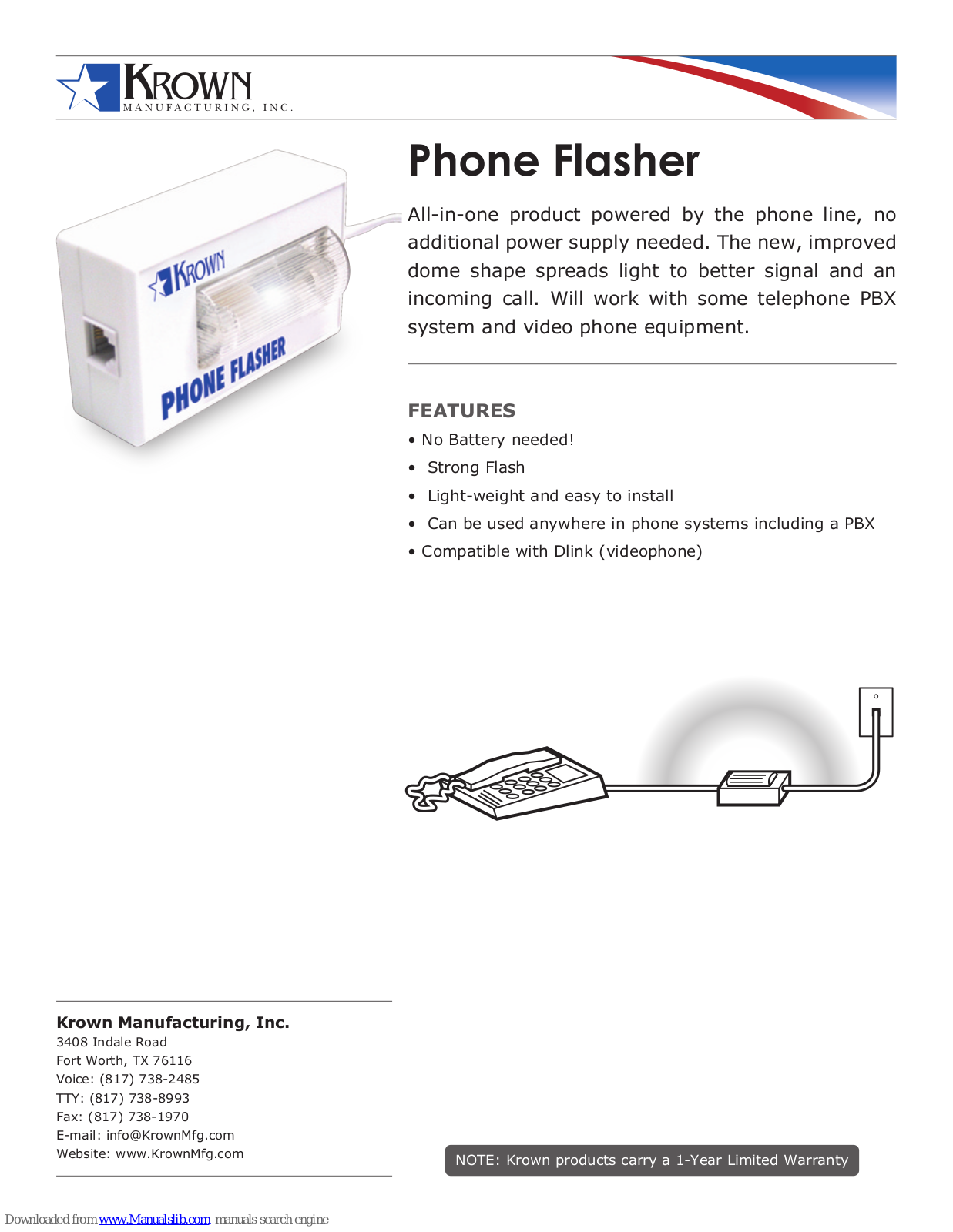 Krown Phone Flasher Datasheet