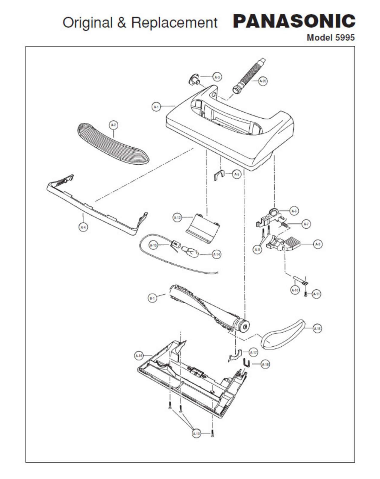 Panasonic Mc-5995 Owner's Manual