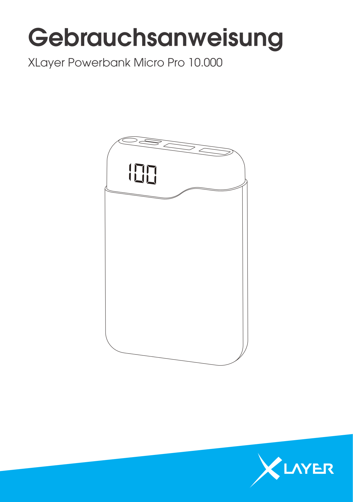 XLayer Powerbank Micro Pro 10000mAh User Manual