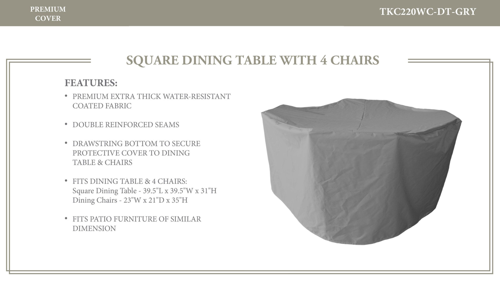 TK Classics SBQH3468 Specifications - ManualMachine.com