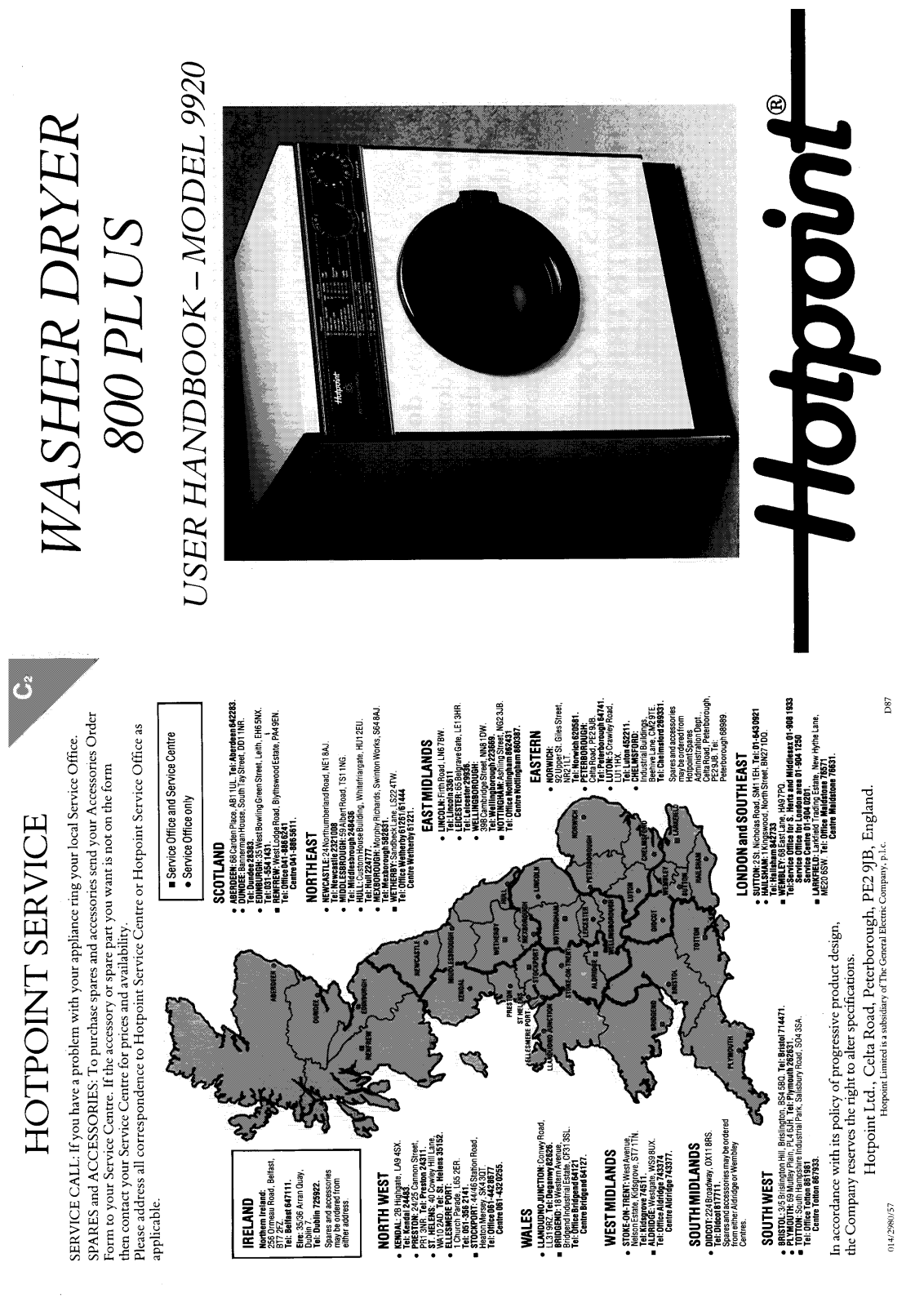 Hotpoint-Ariston HB9920 User Manual