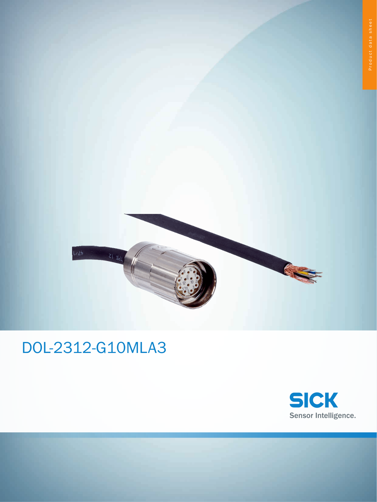 Sick DOL-2312-G10MLA3 Data Sheet