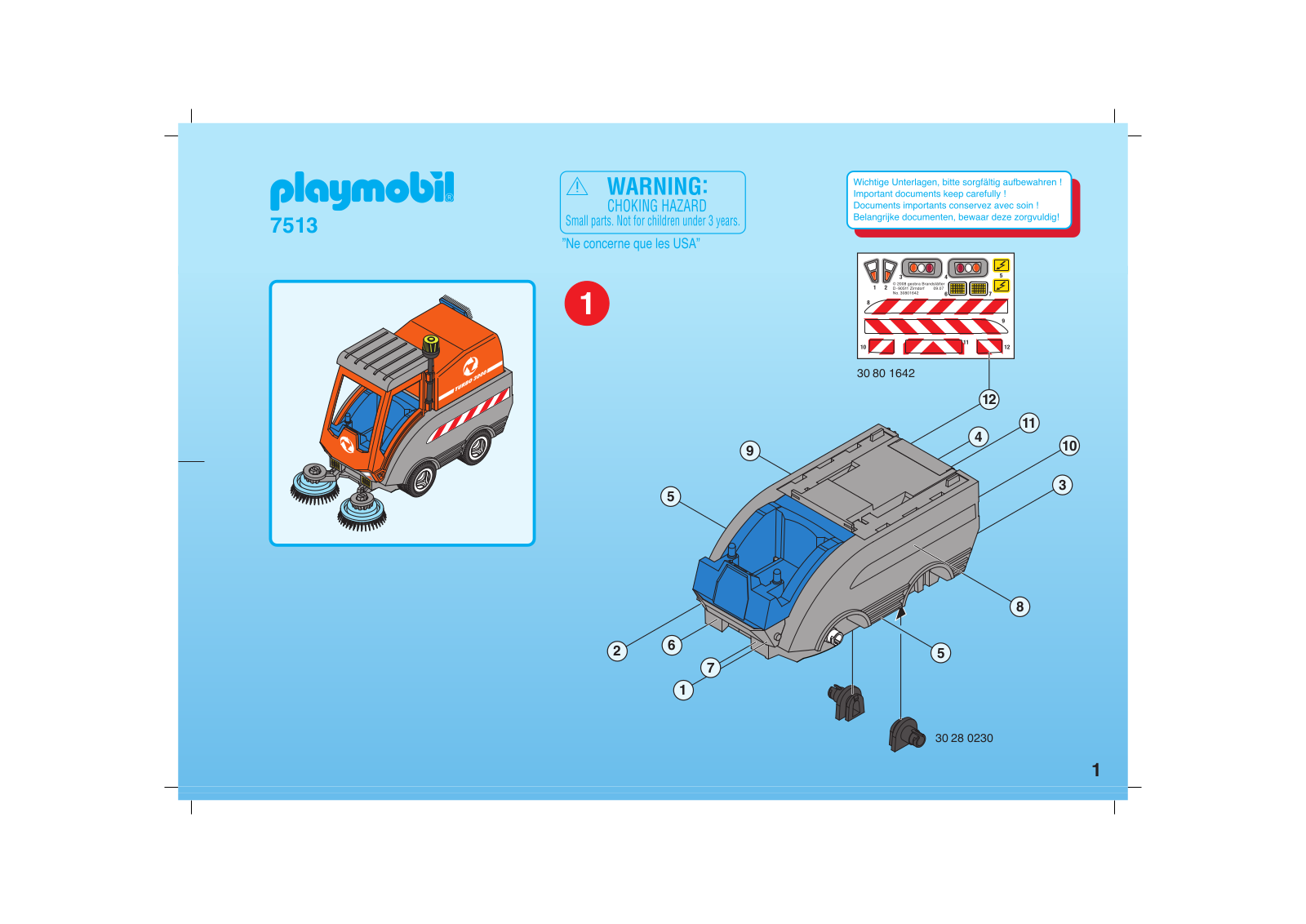 Playmobil 7513 Instructions