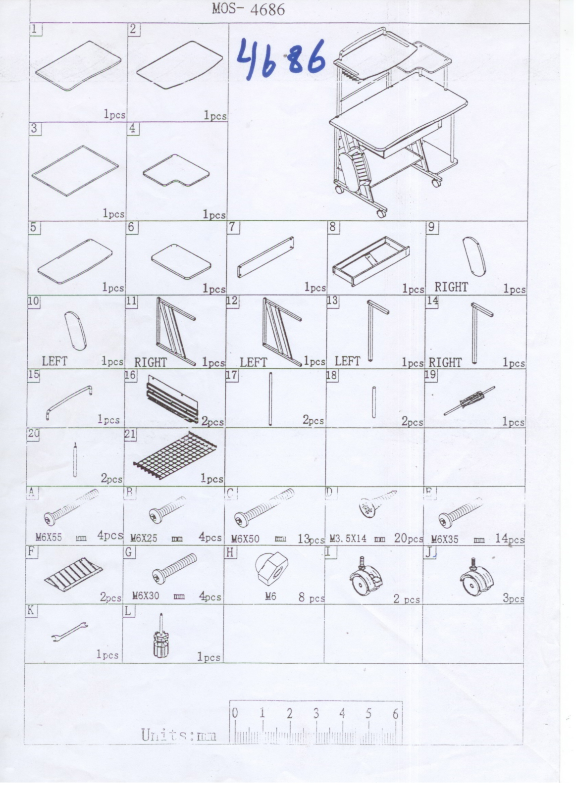 Oriental MOS-4686 User Manual