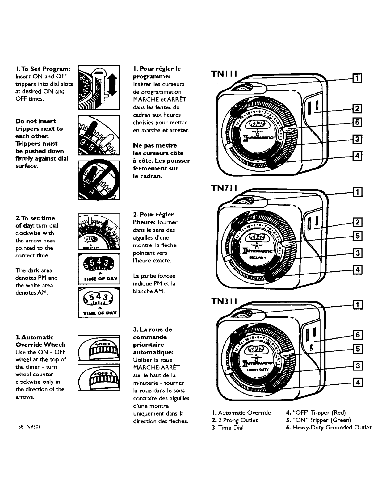 Intermatic TN111 Supplementary Manual