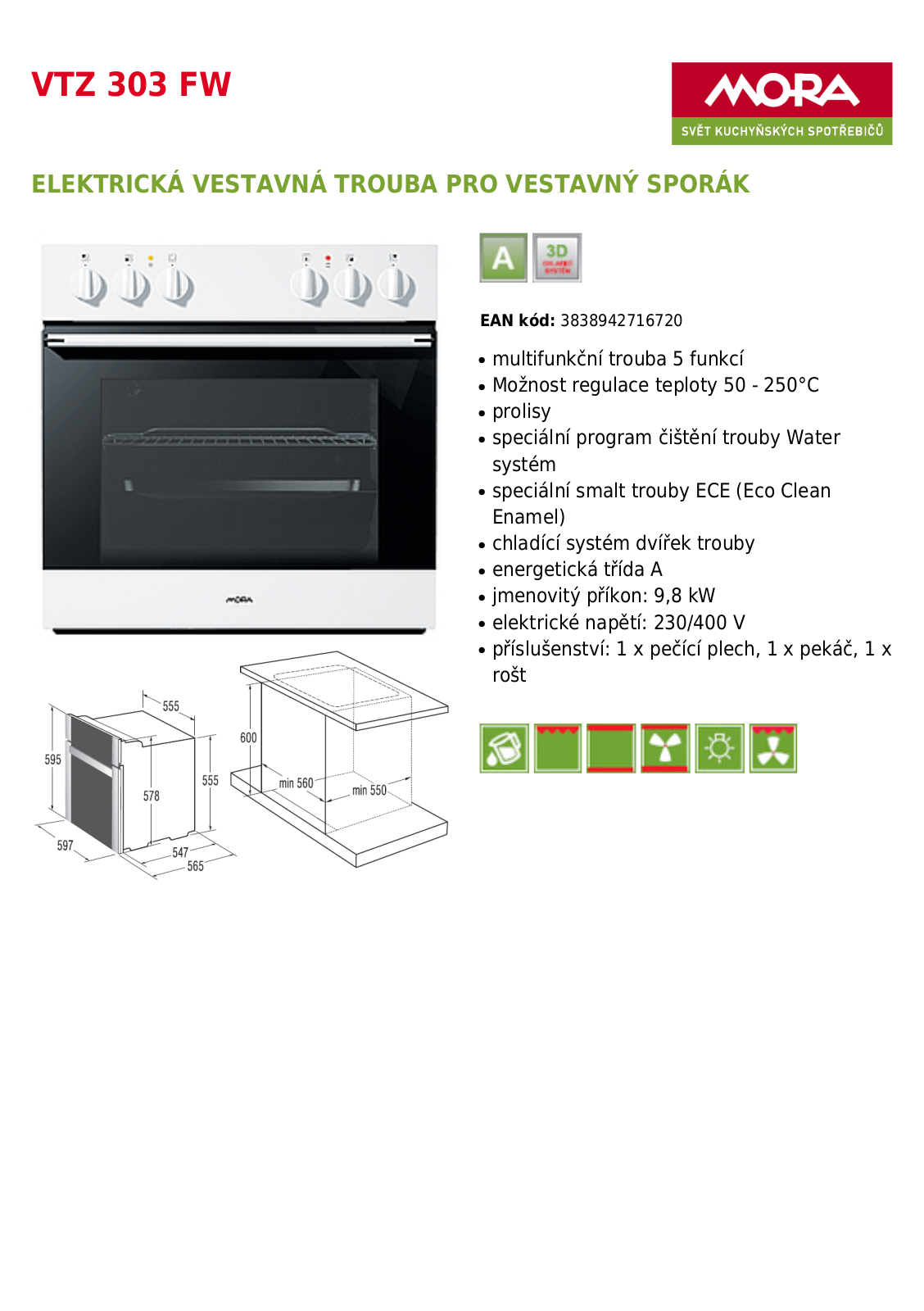 Mora VTZ 303 FW User Manual