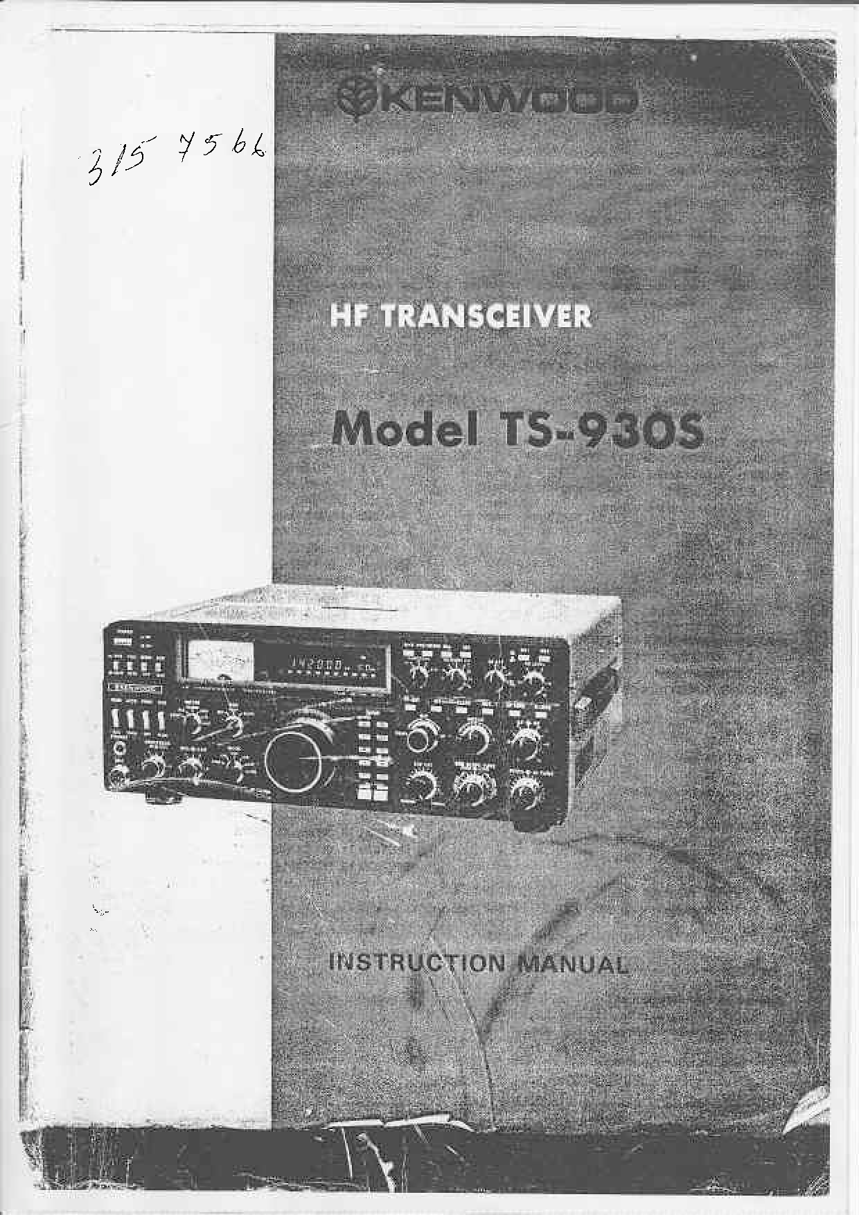 Kenwood TS-930-S User Manual