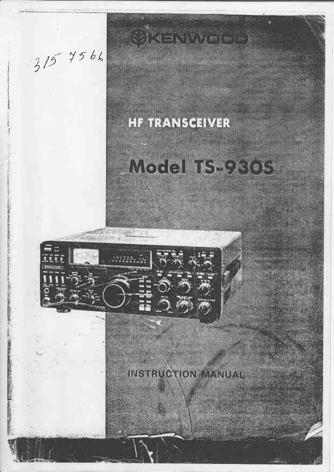 Kenwood TS-930S User Manual