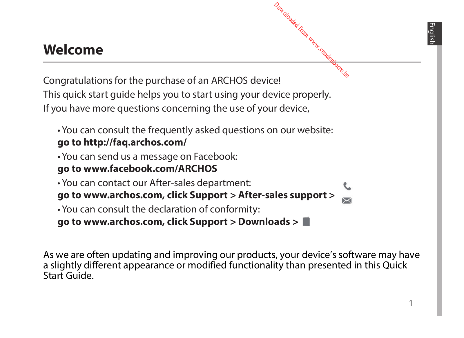 ARCHOS TITANIUM 50B User Manual