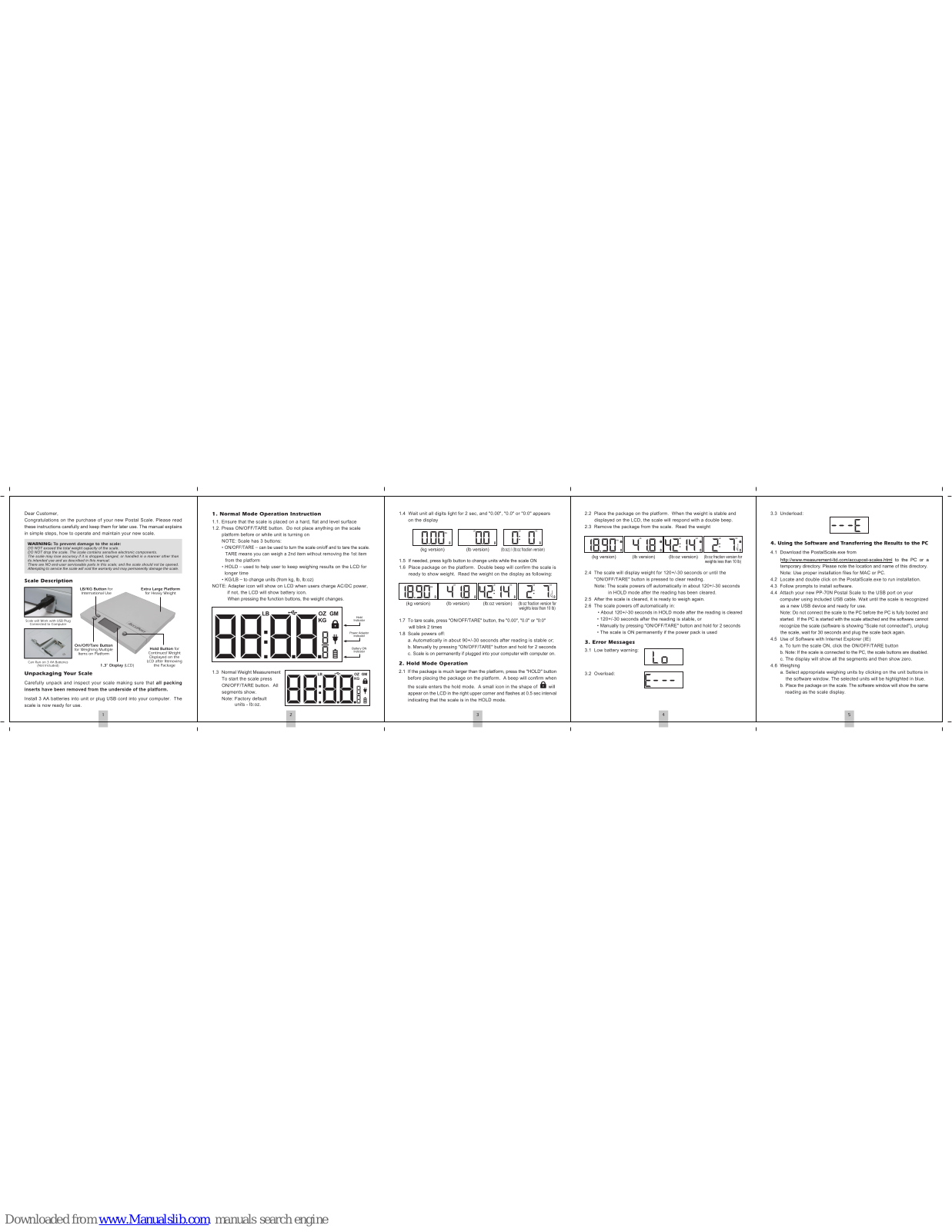 Measurement Computing PP-70N User Manual