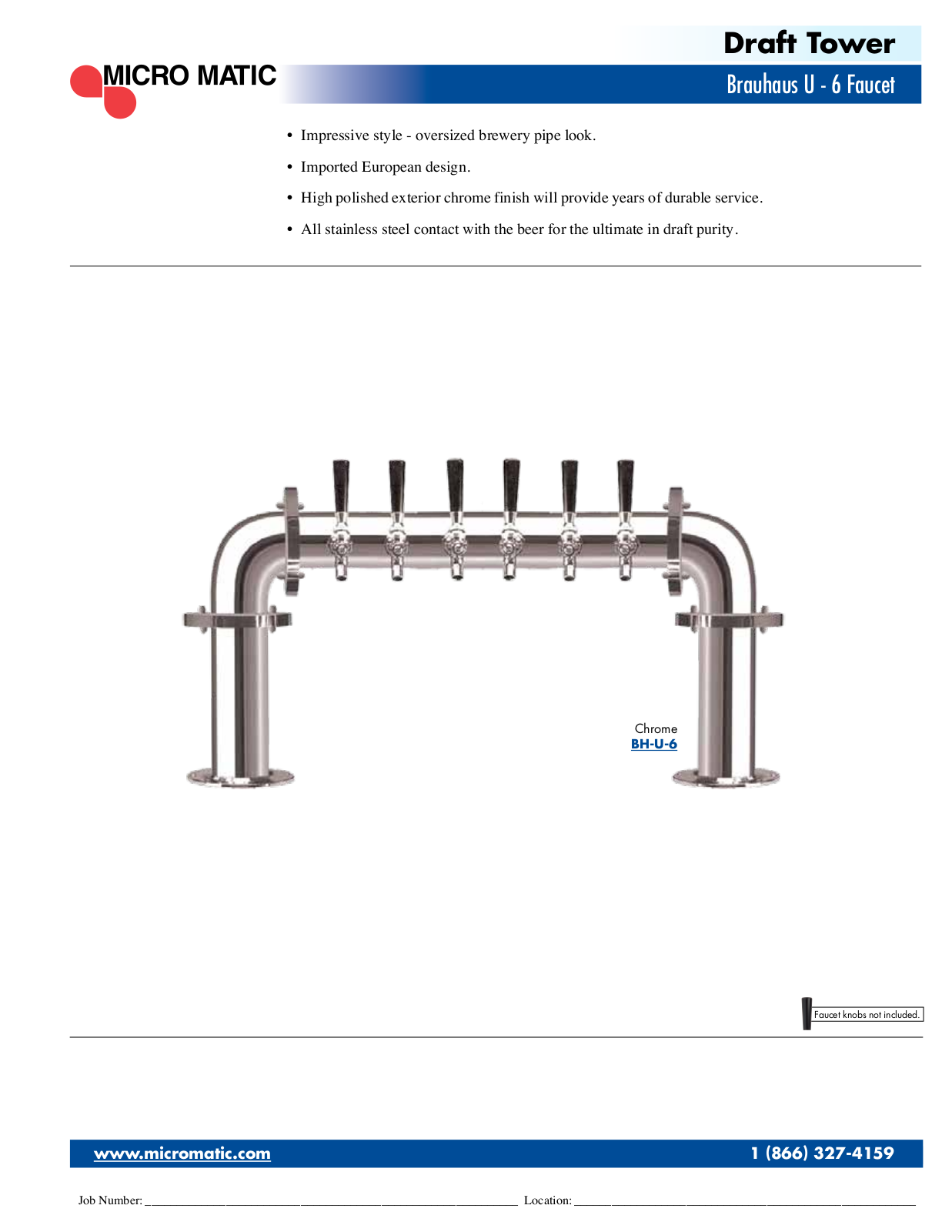 Micro Matic BH-U-6 User Manual