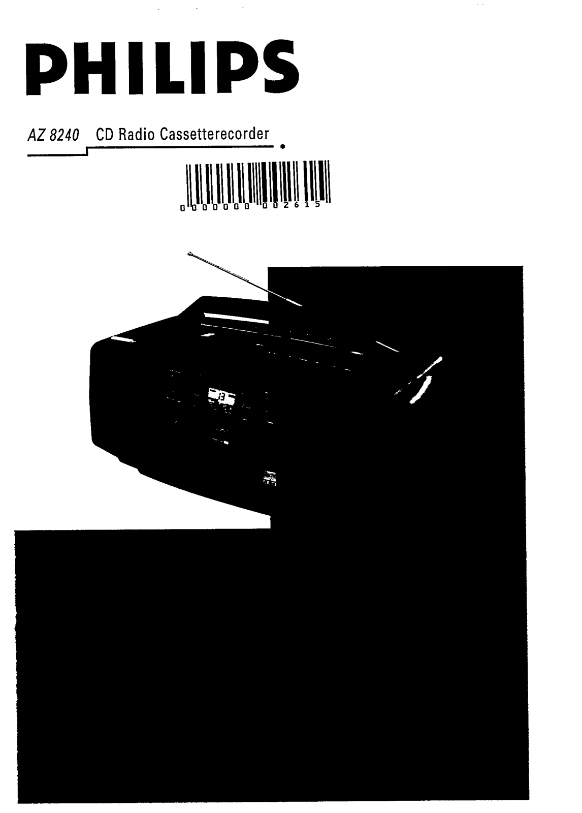 Philips AZ8240/05, AZ8240/00, AZ8240 User Manual