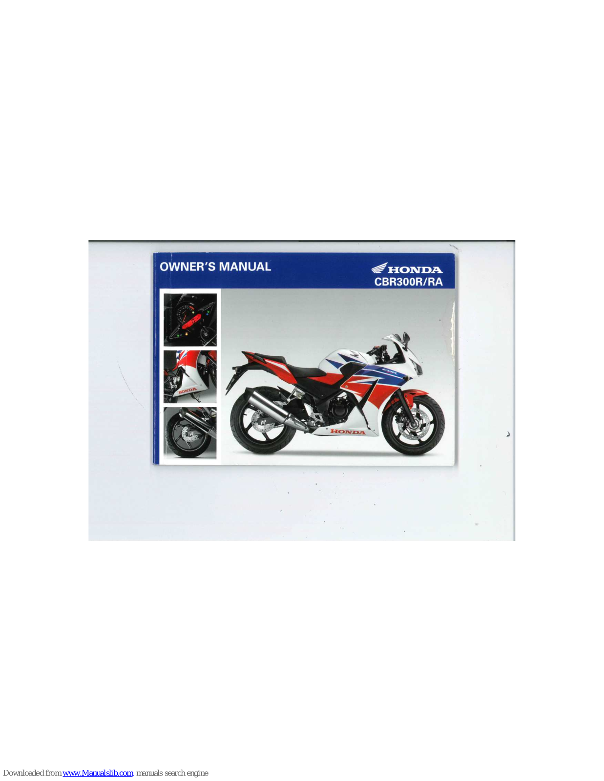 Honda CBR300RA (2013), CBR300R (2013) Owner's Manual