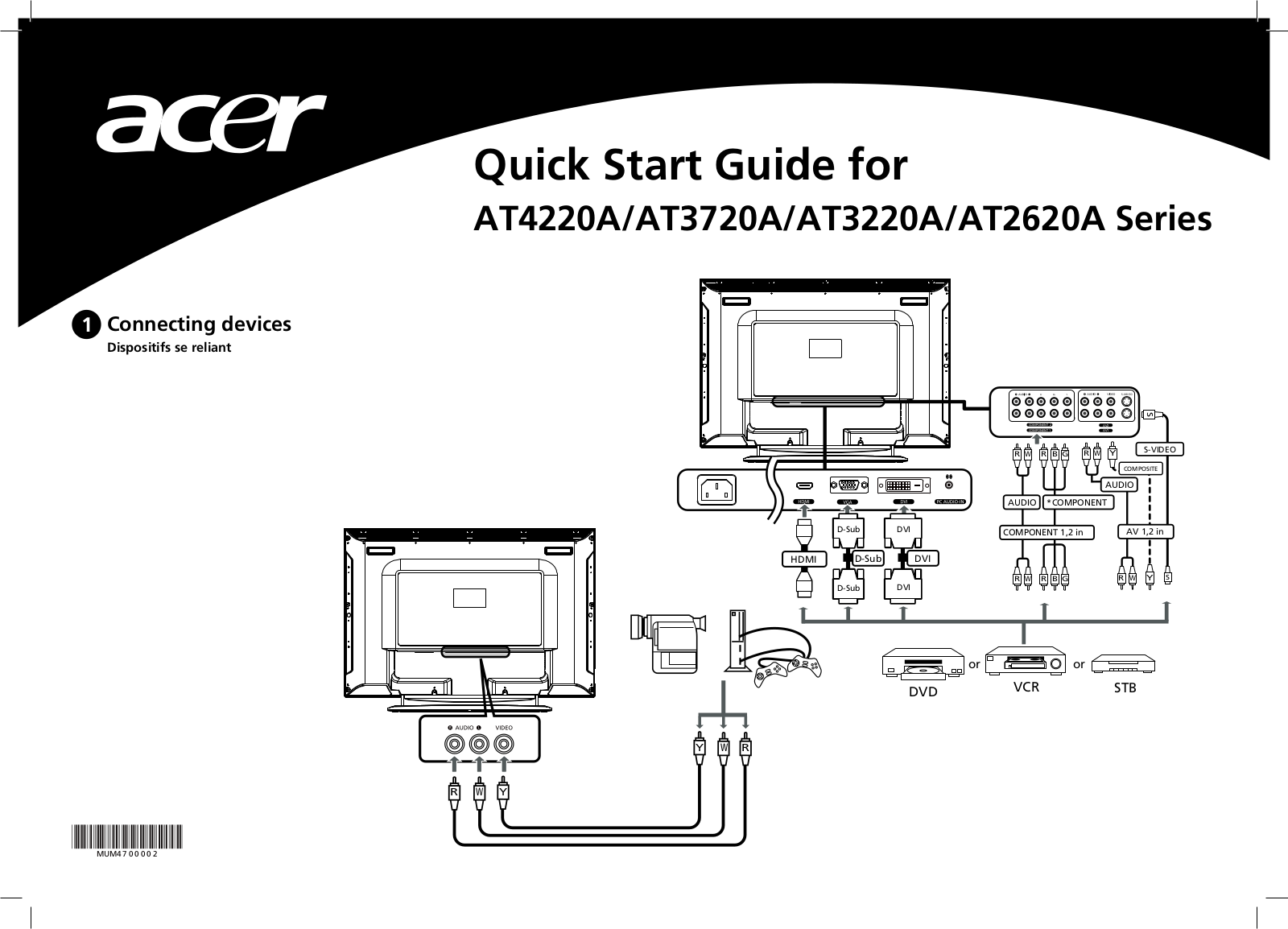 Acer AT4220A, AT2620A, AT3720A, AT3220A User Manual