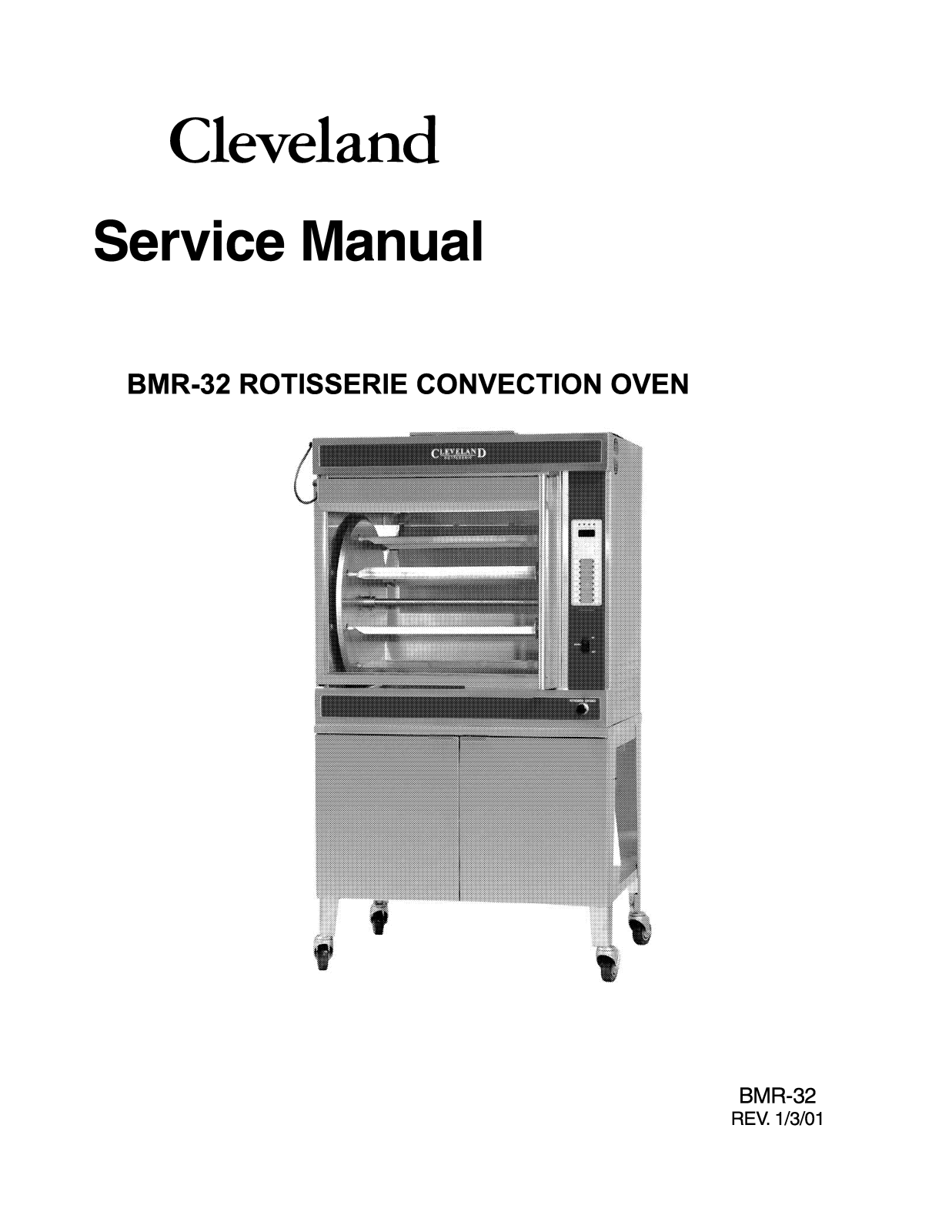 Cleveland BMR-32 Service Manual