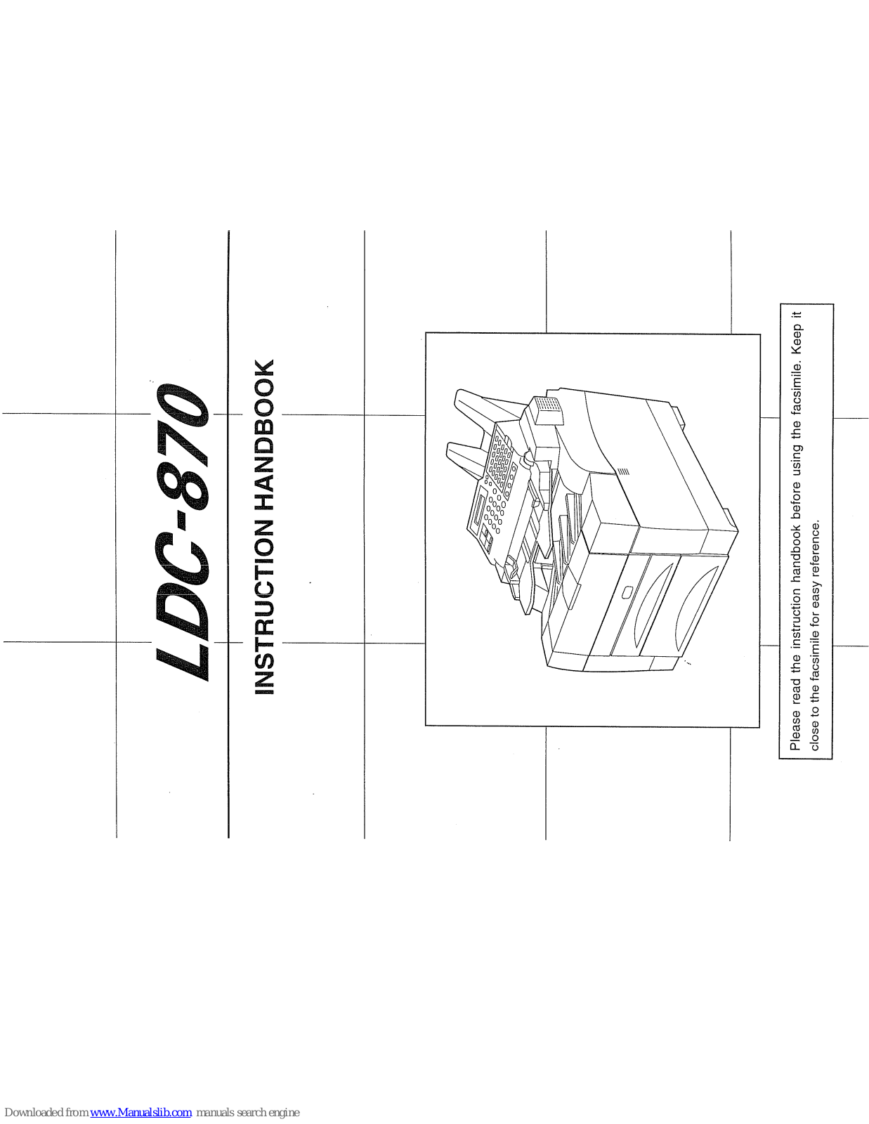 Mita LDC-870 Instructions Manual - ManualMachine.com