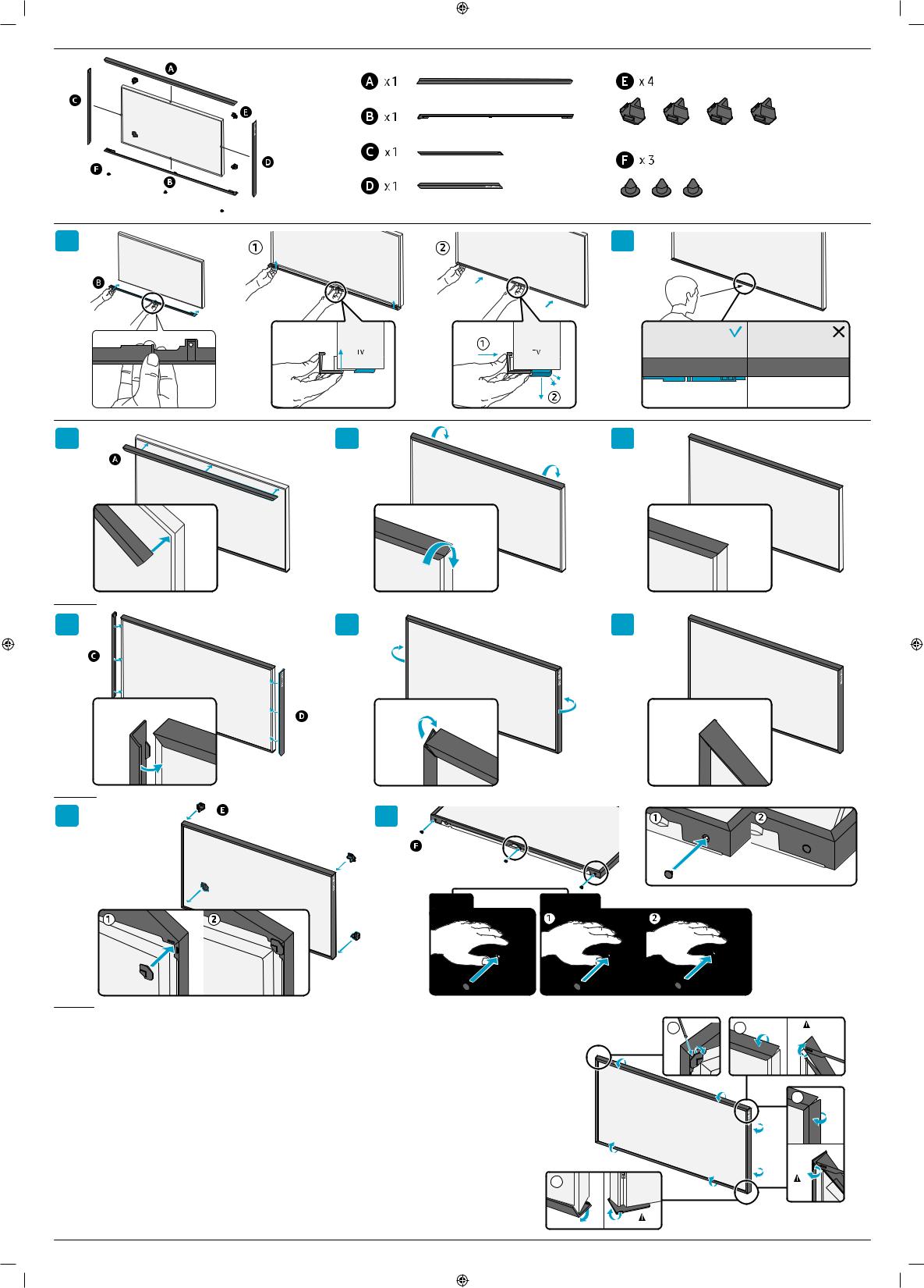 Samsung VG-SCFT43BW, VG-SCFT32WT, VG-SCFT55BL, VG-SCFT65BL, VG-SCFT55BW User Manual