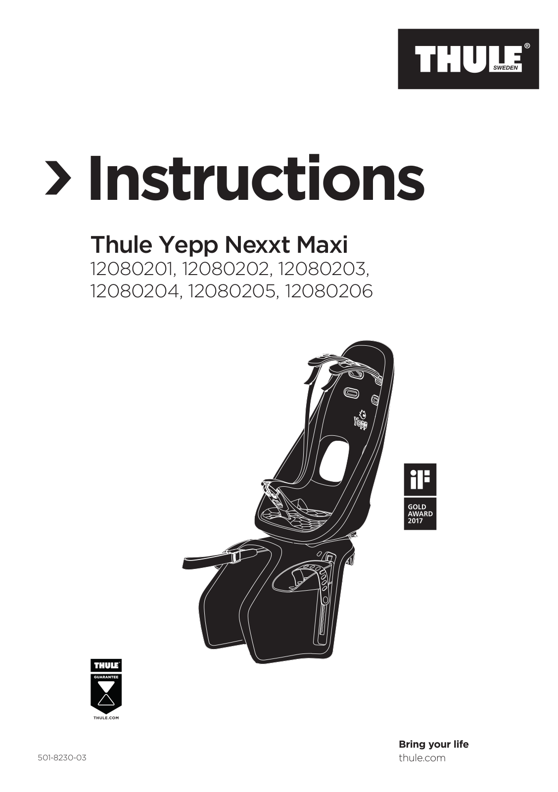 Thule Yepp Nexxt Maxi User Manual