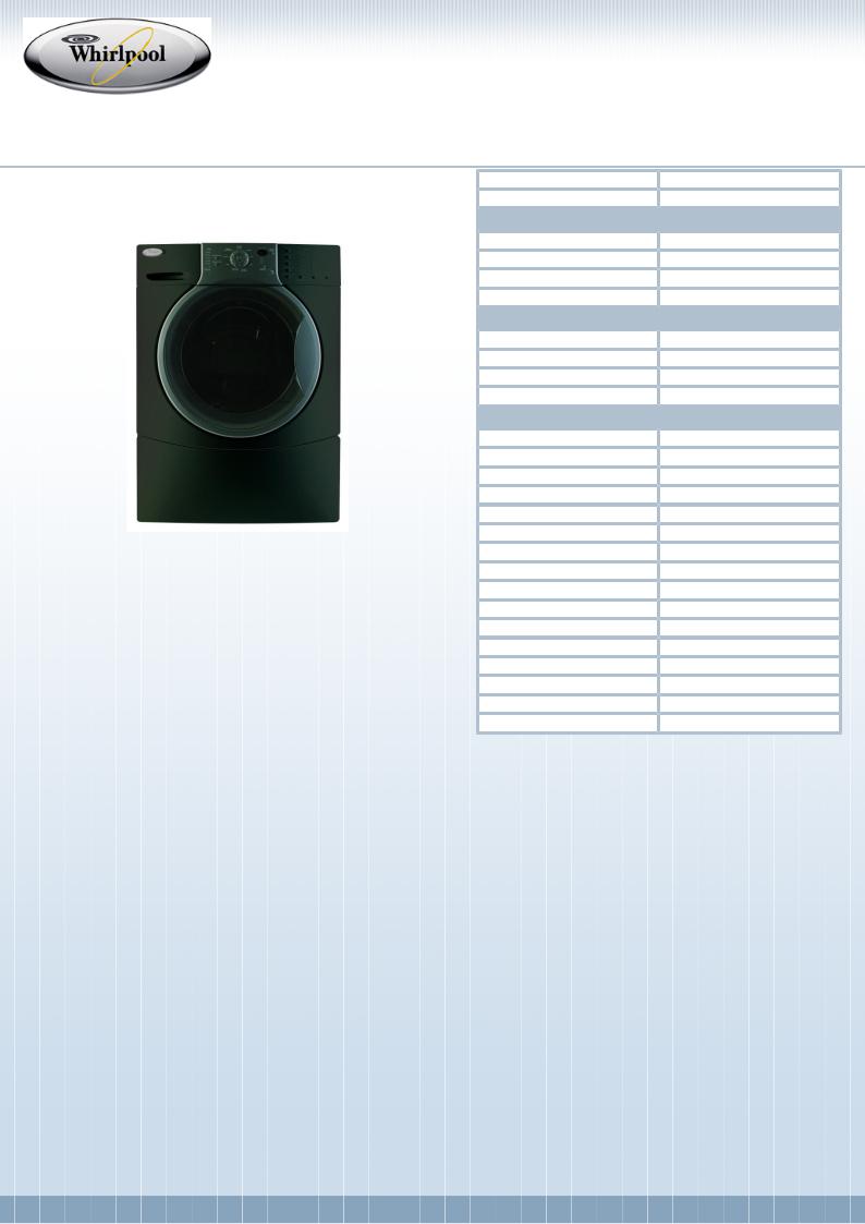 Whirlpool AWM 9100-GH User Manual