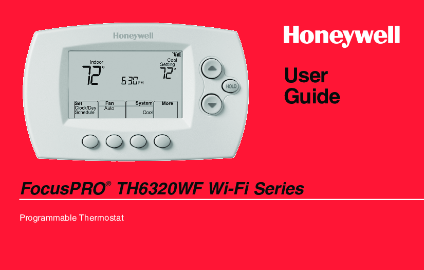Honeywell TH6320WF User Manual