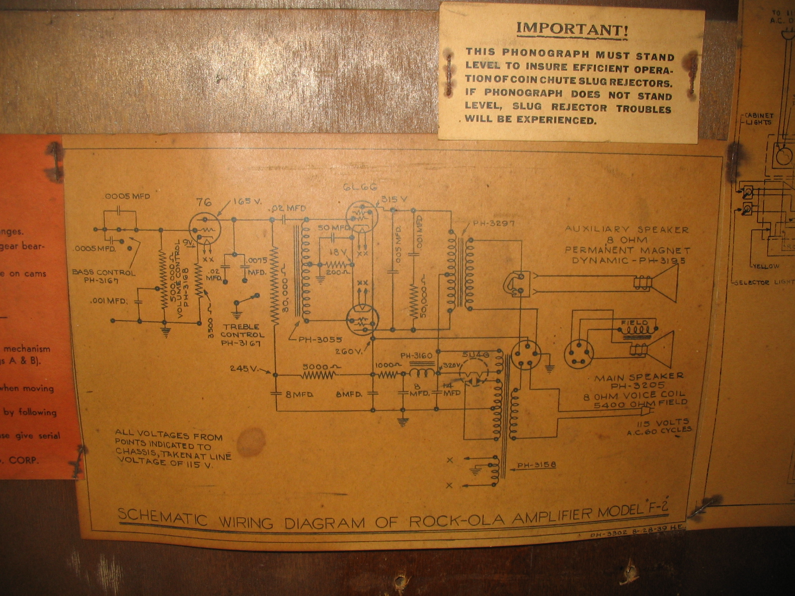 Rock Ola f2 schematic